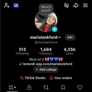 Follow me on TikTok, please. 🥹💕
@marialankford